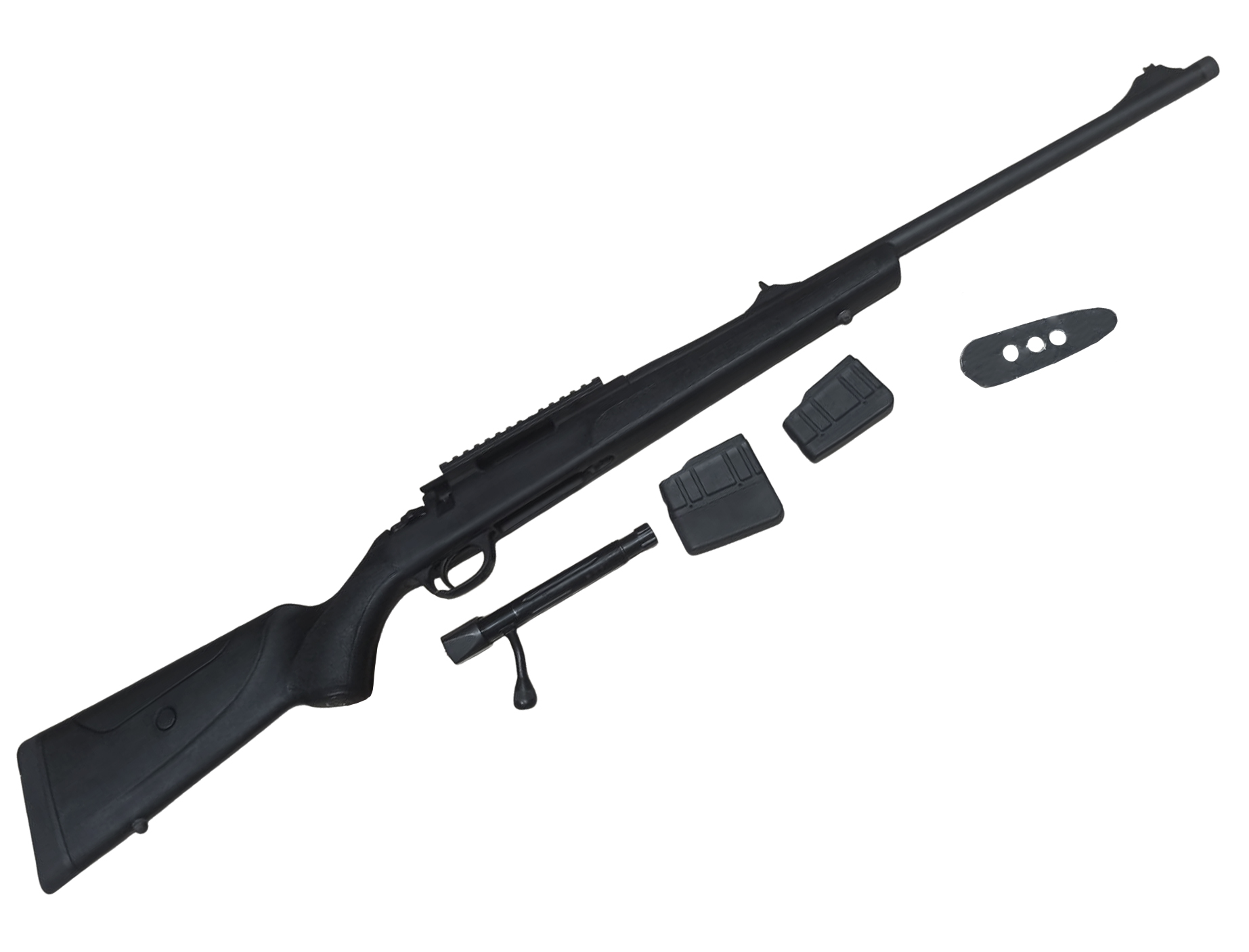 МП ATA  ARMS Turqua Synthetic Black (ложа черный пластик), 308Win L-560 Т.06