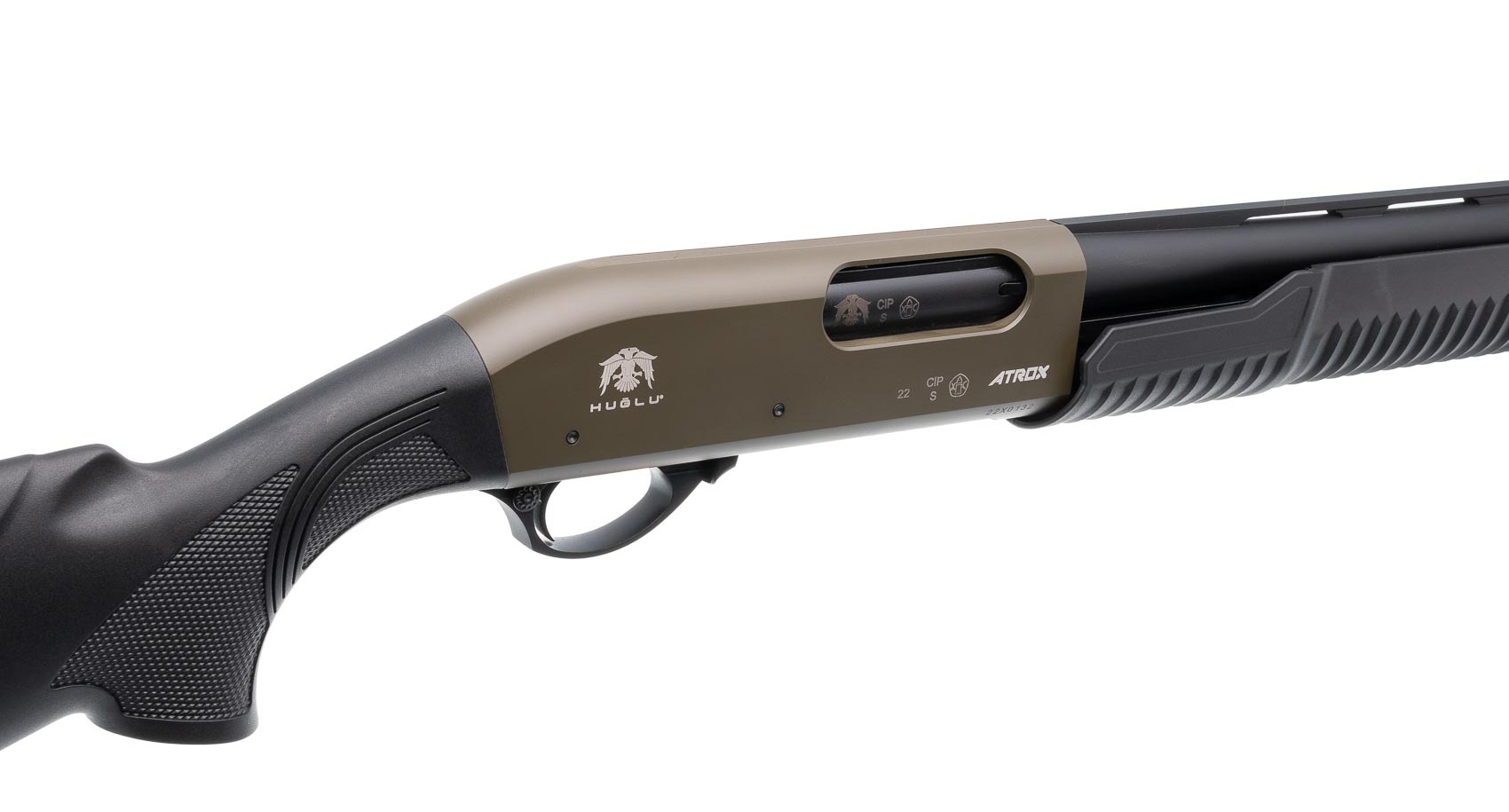 МП Ружье Huglu Atrox A Standart I khaki pump Synthetic 12x76 510мм