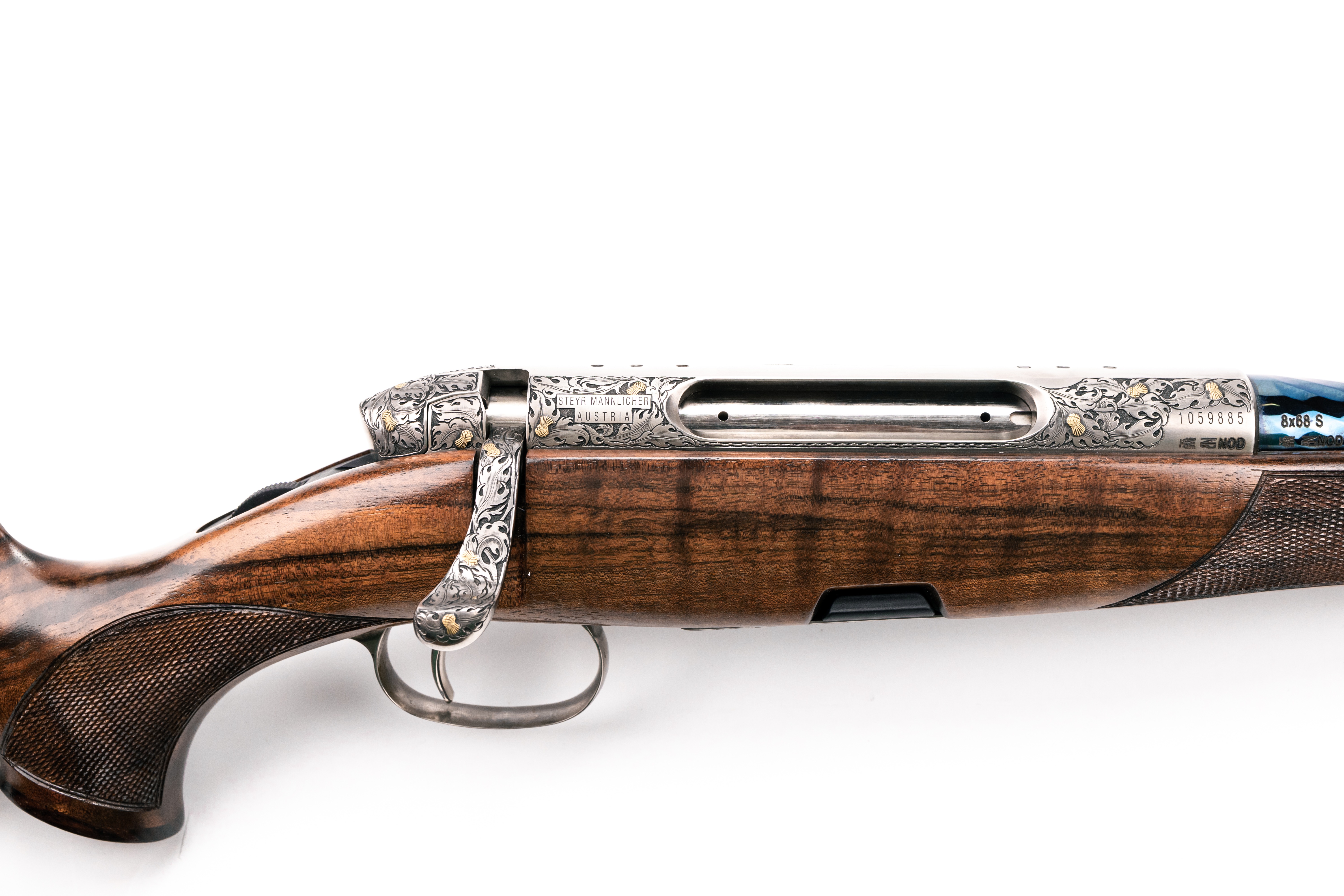 МП Карабин Mannlicher Classic Blue Gold, кал. 8x68S+кофр