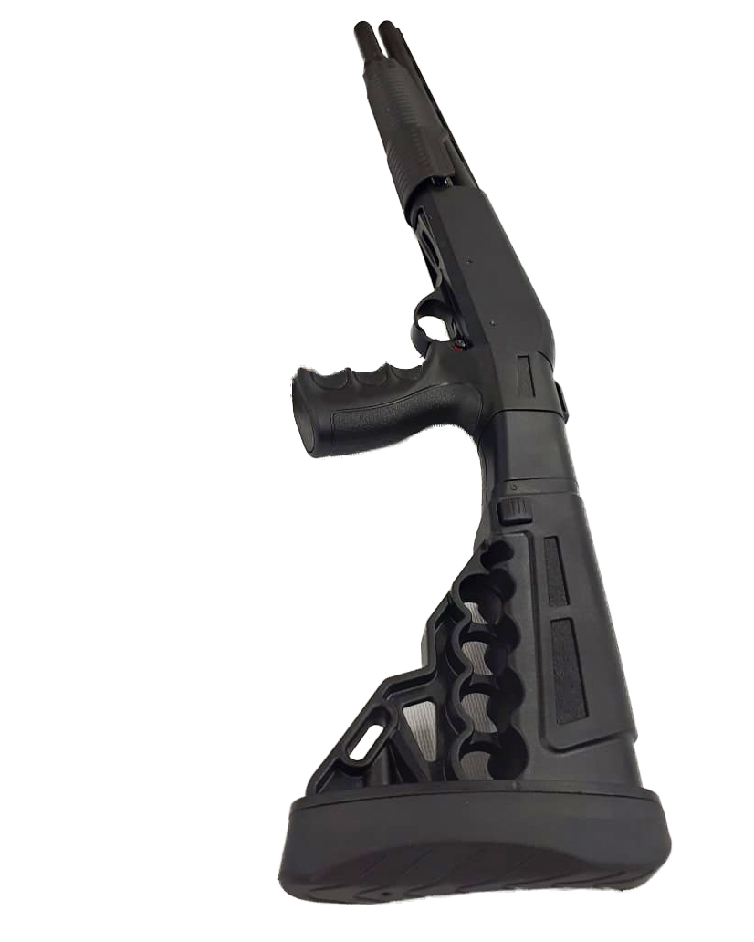 МП HUGLU ATROX А STANDART II TELESCOPIC PUMP SYNTHETIC 7+1, МУШКА 12х76,  510мм,