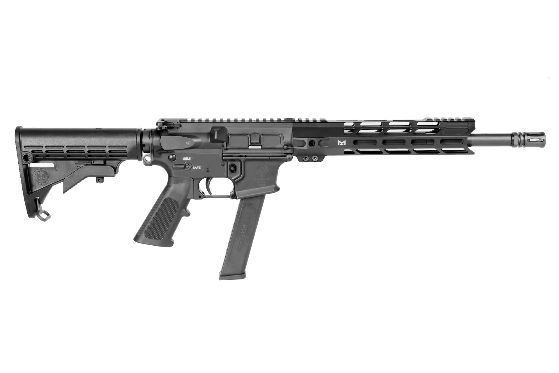 МП Карабин Nuova Jager AR15 GM 9х19 Luger самозарядный 370мм Muzzle brake
