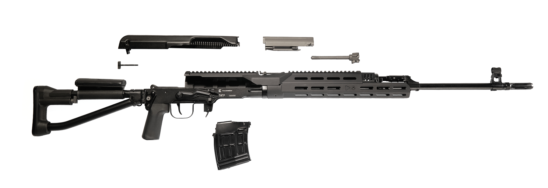 МП Тигр 7,62x54R ЛОТ; исп. 08; 620 мм