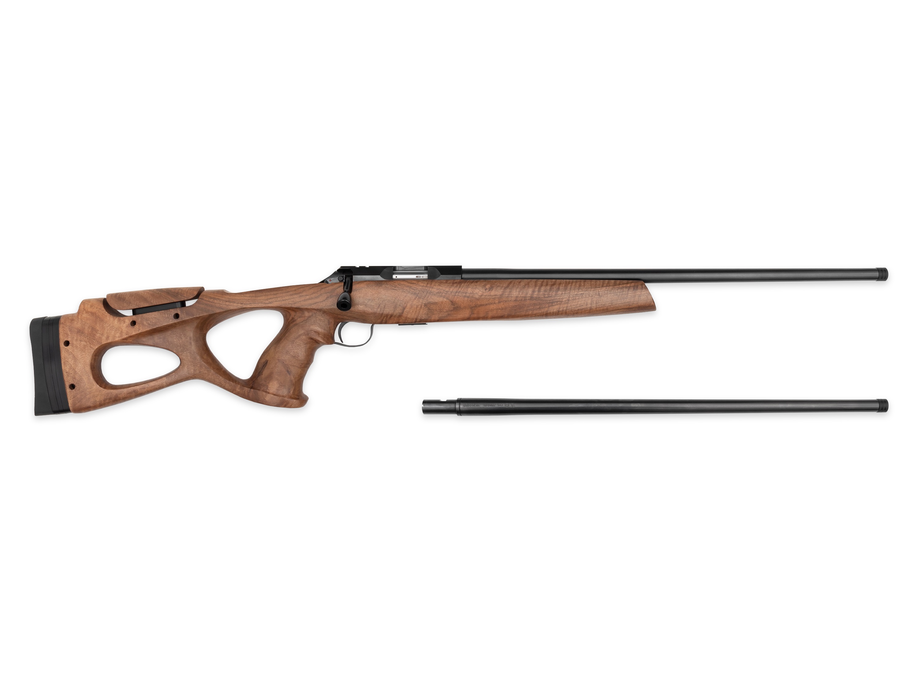МП МЕ16 Люкс; .22LR; 560 мм; Со сменным стволом .22WMR 560 мм; орех