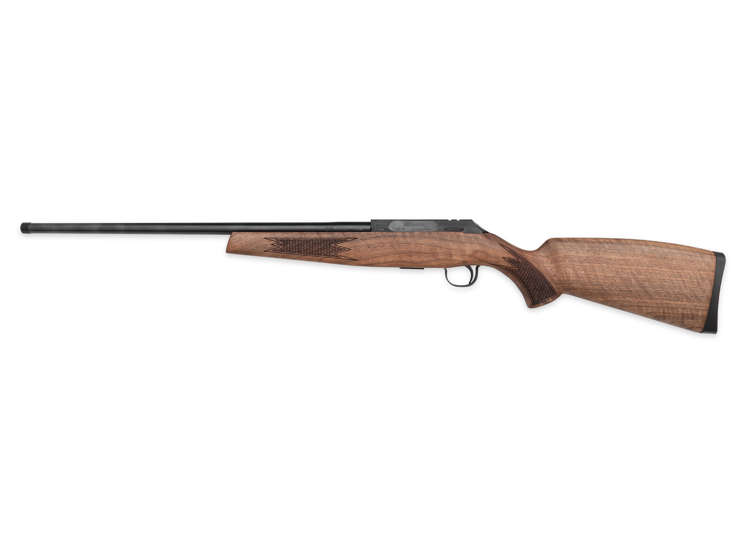МП МЕ16 Классика; .22LR; 560 мм; Со сменным стволом .22WMR 560 мм; орех