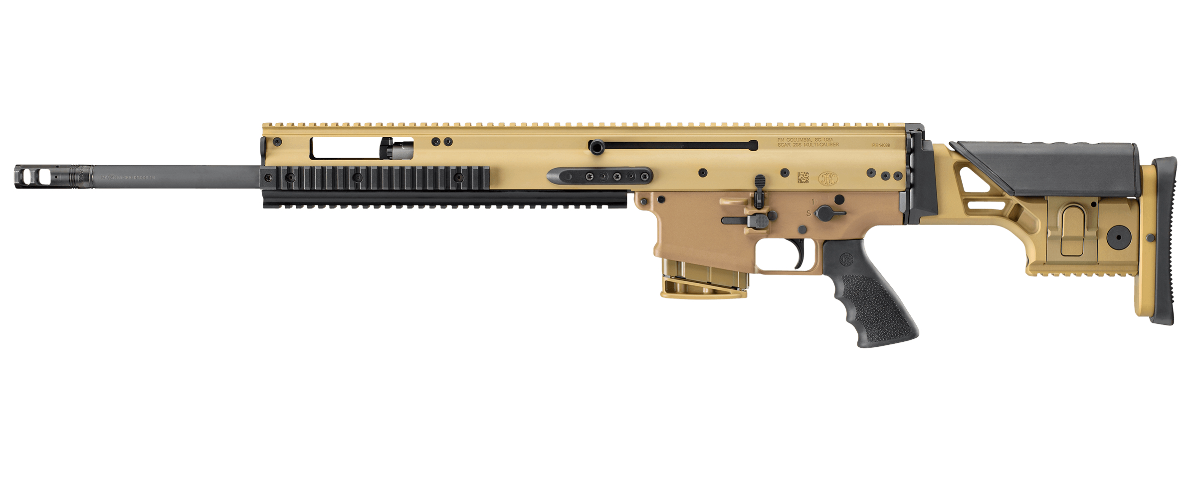 МП Карабин FN SCAR 6,5Creedmoor 20S NRCH FDE 508мм прицелSW X5 5-25X56 самозаряд