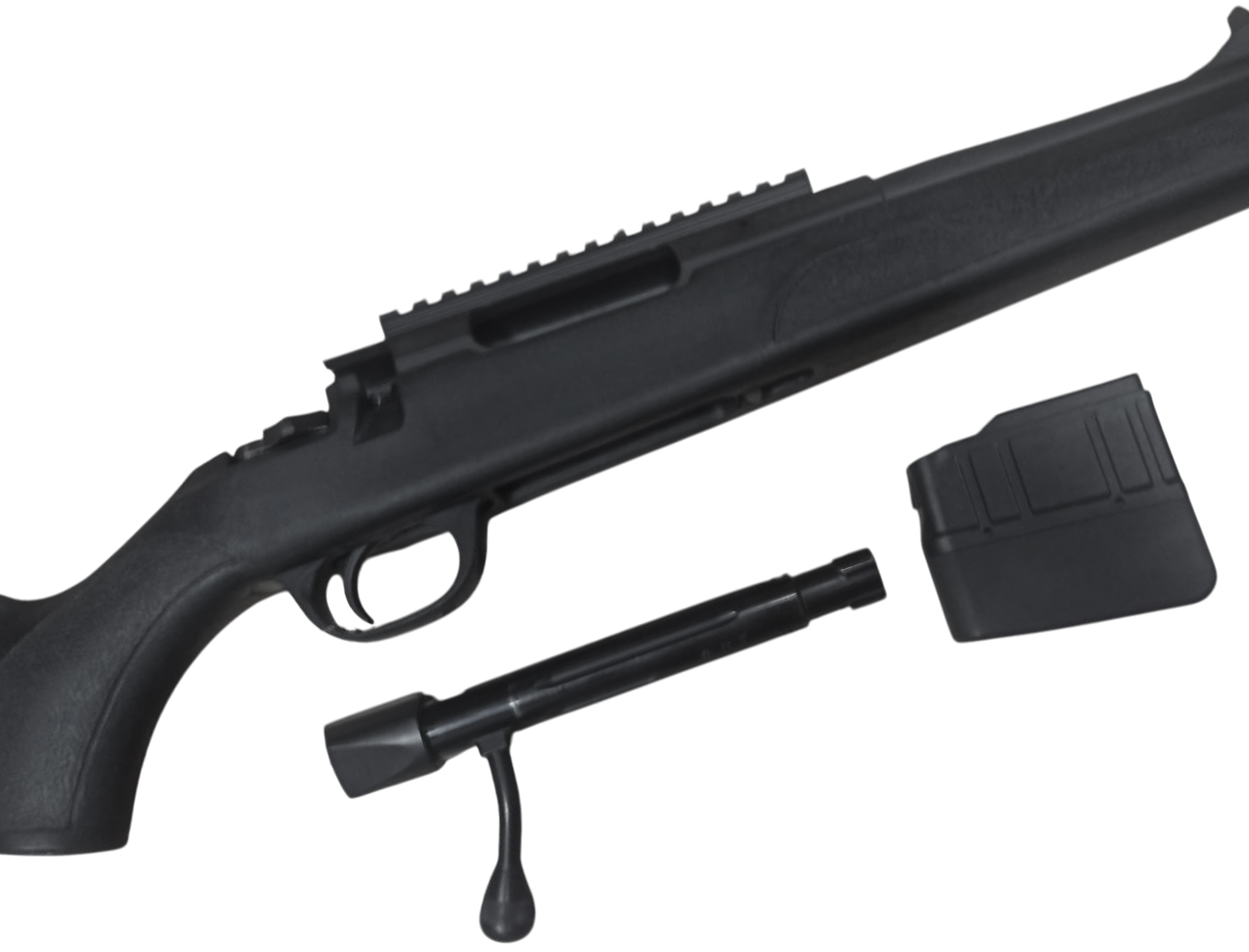 МП ATA  ARMS Turqua Synthetic Black (ложа черный пластик), 308Win L-560 Т.06