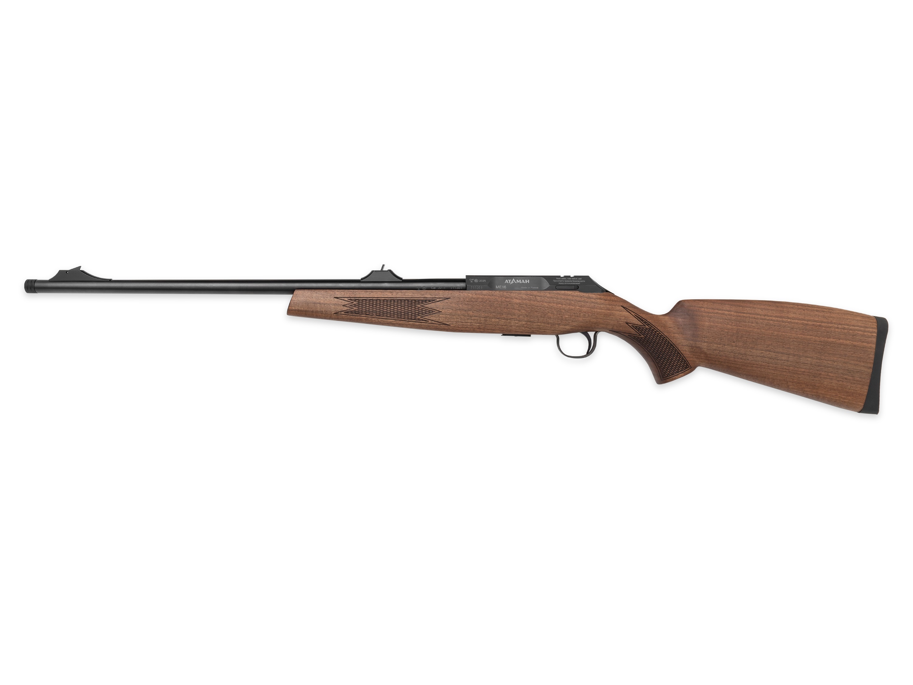 Карабин 22LR МЕ16 орех (КИС, УВД, Т) с прицельными