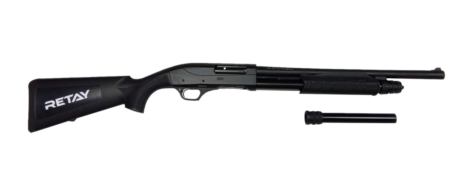 МП RETAY GPS помп. магнум 12х76  (черный плс. маг. 7+1) ствол 20" L-510